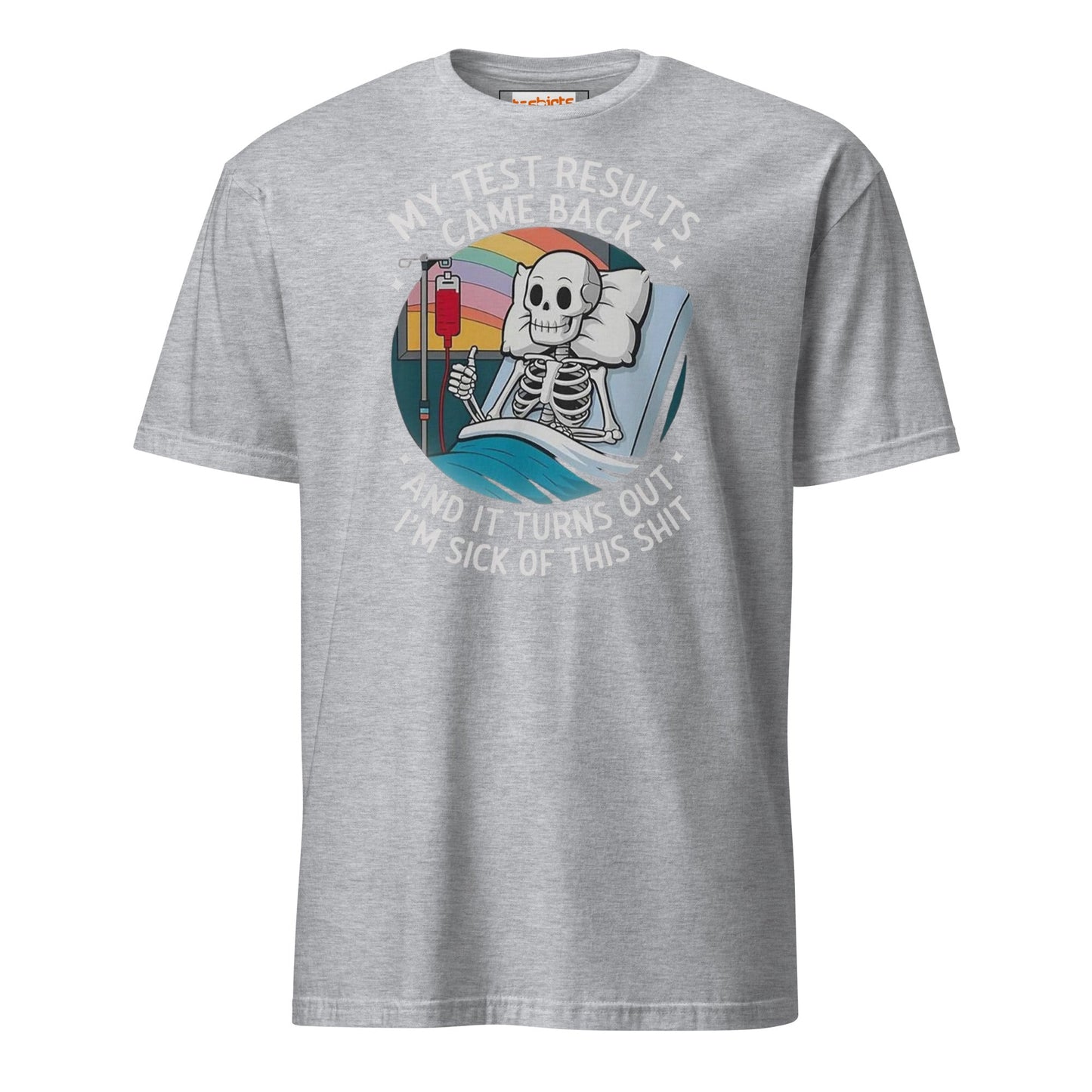 Test Results T-Shirt | Sarcastic Tee - Sport Grey - T-Shirts Online