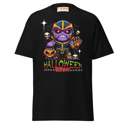 Thanos Parody Halloween T-Shirt | Funny Villain Tee - S - T-Shirts Online