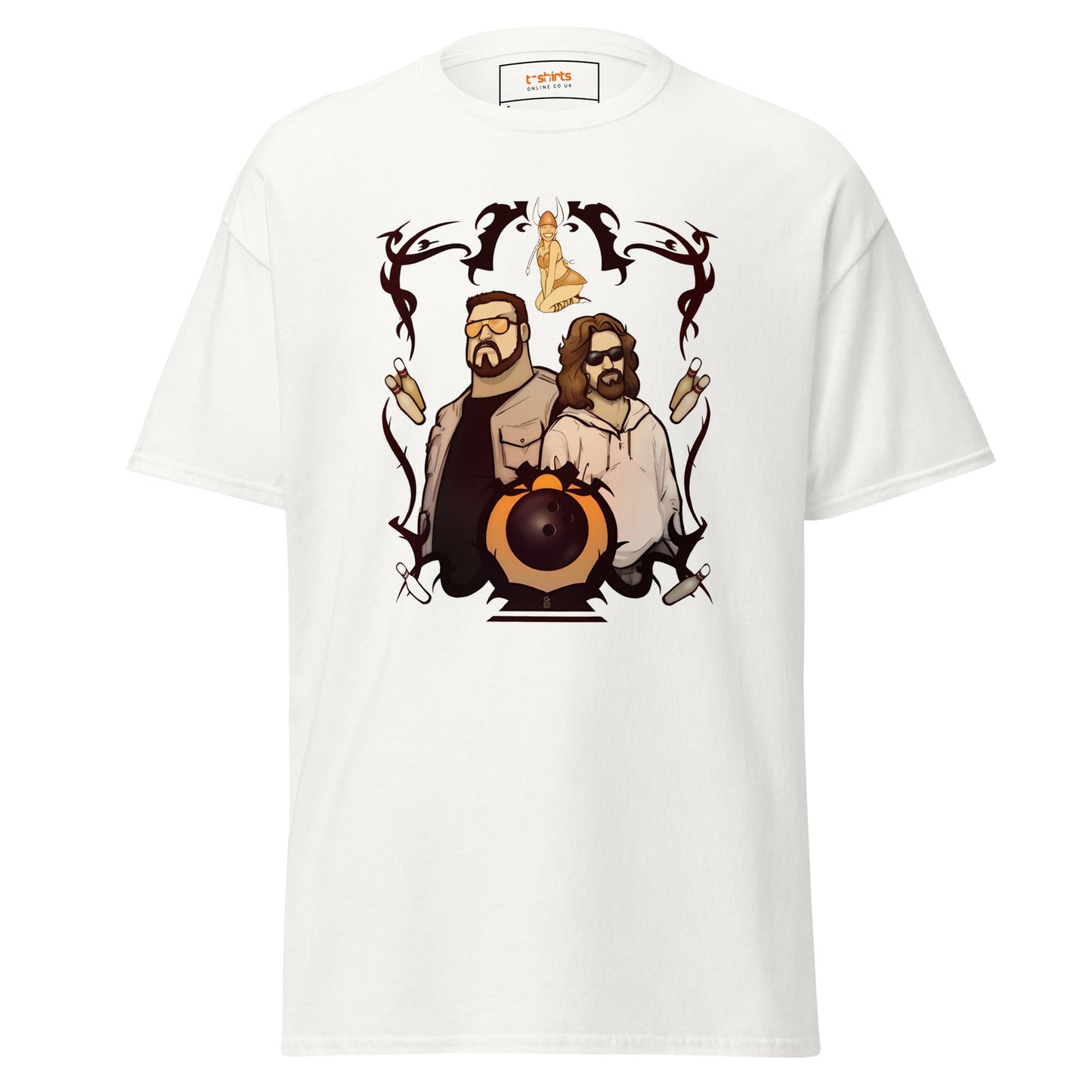 The Big Lewbowski | Movie Bowling T-Shirt - White - T-Shirts Online
