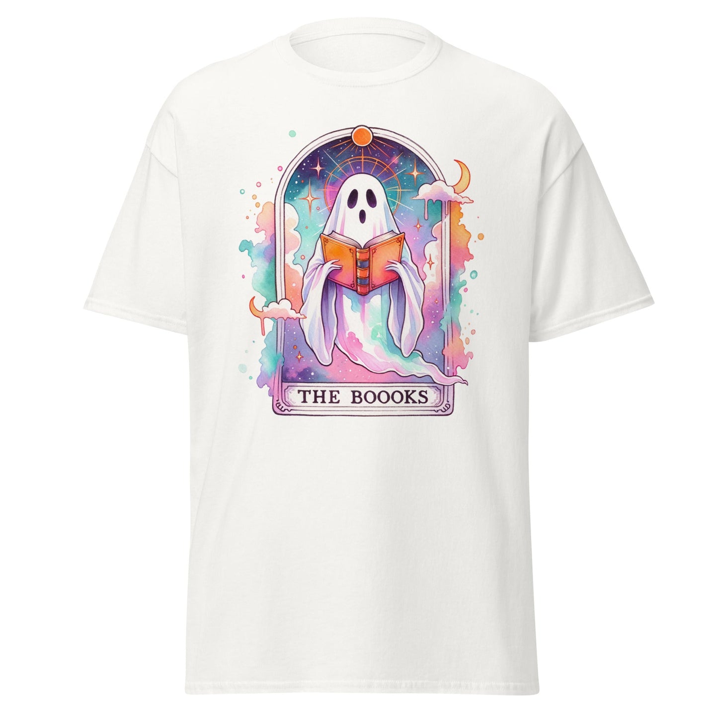 'The Boooks Ghost' Tarot | Tarot Card T-Shirt - T-Shirts Online