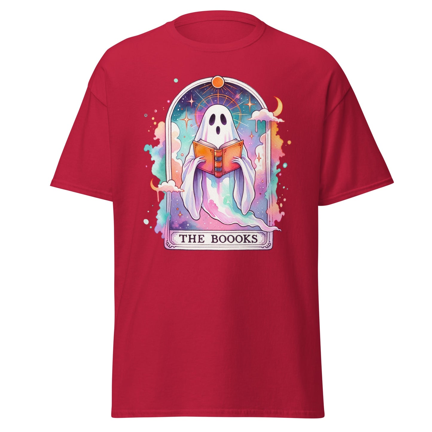 'The Boooks Ghost' Tarot | Tarot Card T-Shirt - Cardinal - T-Shirts Online