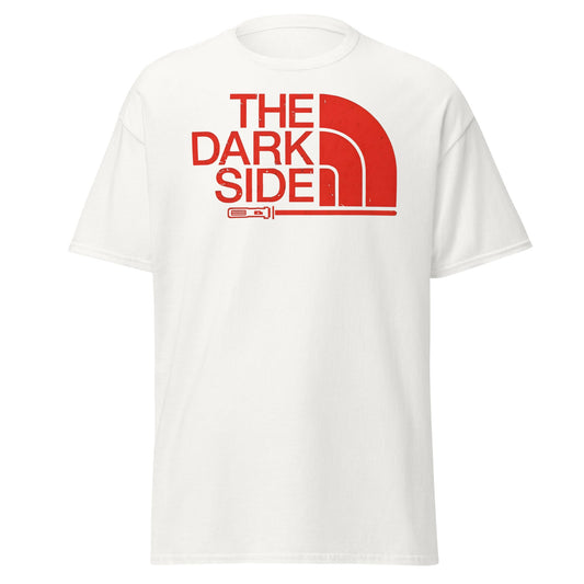 The Dark Side T-Shirt - Star Wars Lightsaber Parody - White - T-Shirts Online