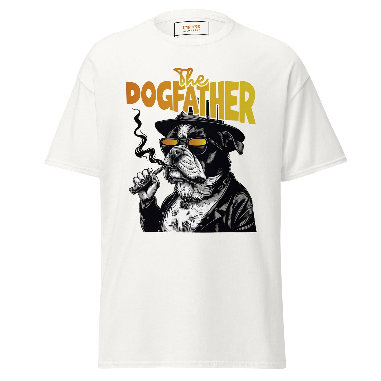The Dogfather | Dog T-Shirt - White - T-Shirts Online