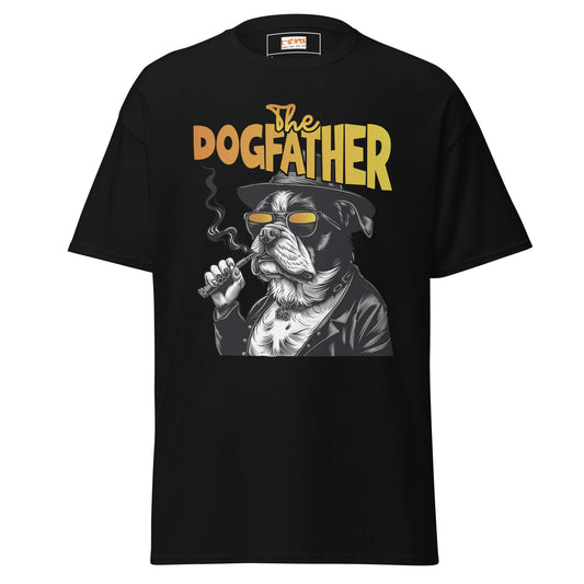 The Dogfather | Dog T-Shirt - Black - T-Shirts Online