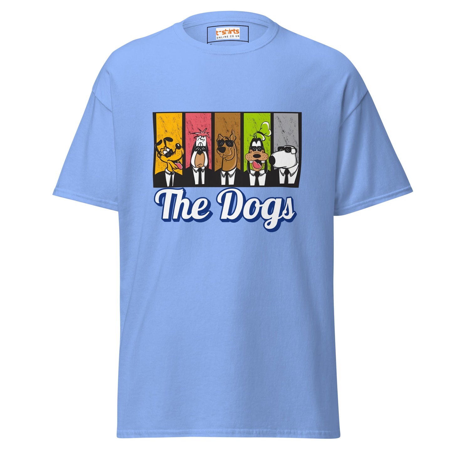 The Dogs | Cartoon Dogs T-Shirt - Carolina Blue - T-Shirts Online