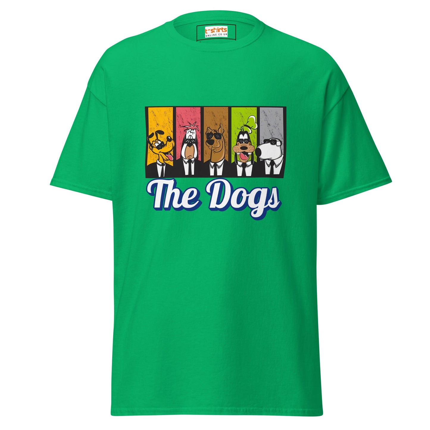 The Dogs | Cartoon Dogs T-Shirt - Irish Green - T-Shirts Online
