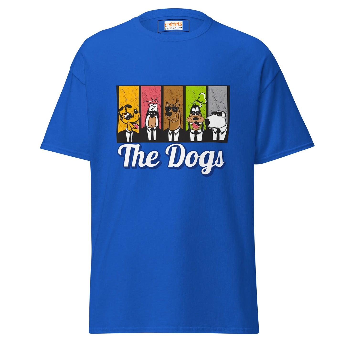 The Dogs | Cartoon Dogs T-Shirt - Royal - T-Shirts Online