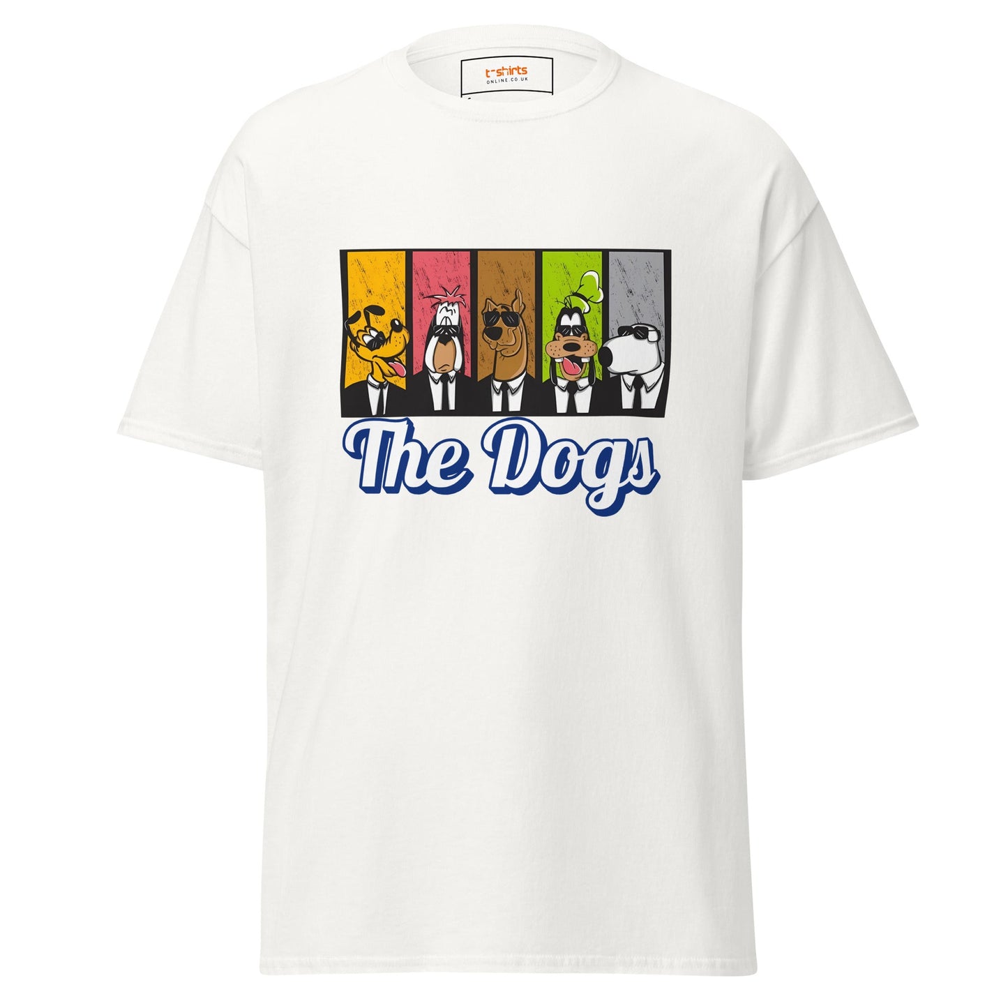 The Dogs | Cartoon Dogs T-Shirt - White - T-Shirts Online