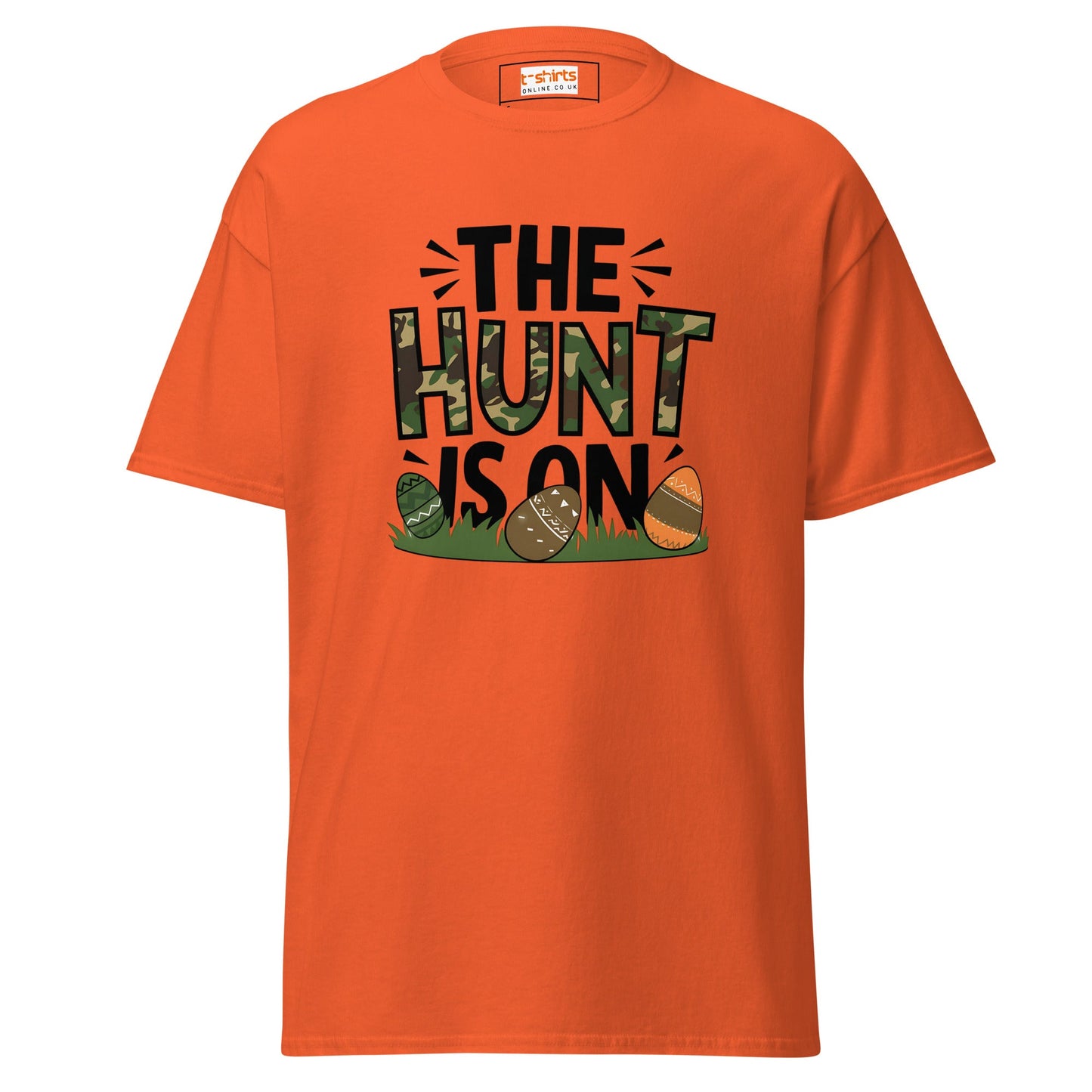 The Hunt is On | Easter T-Shirt - Orange - T-Shirts Online
