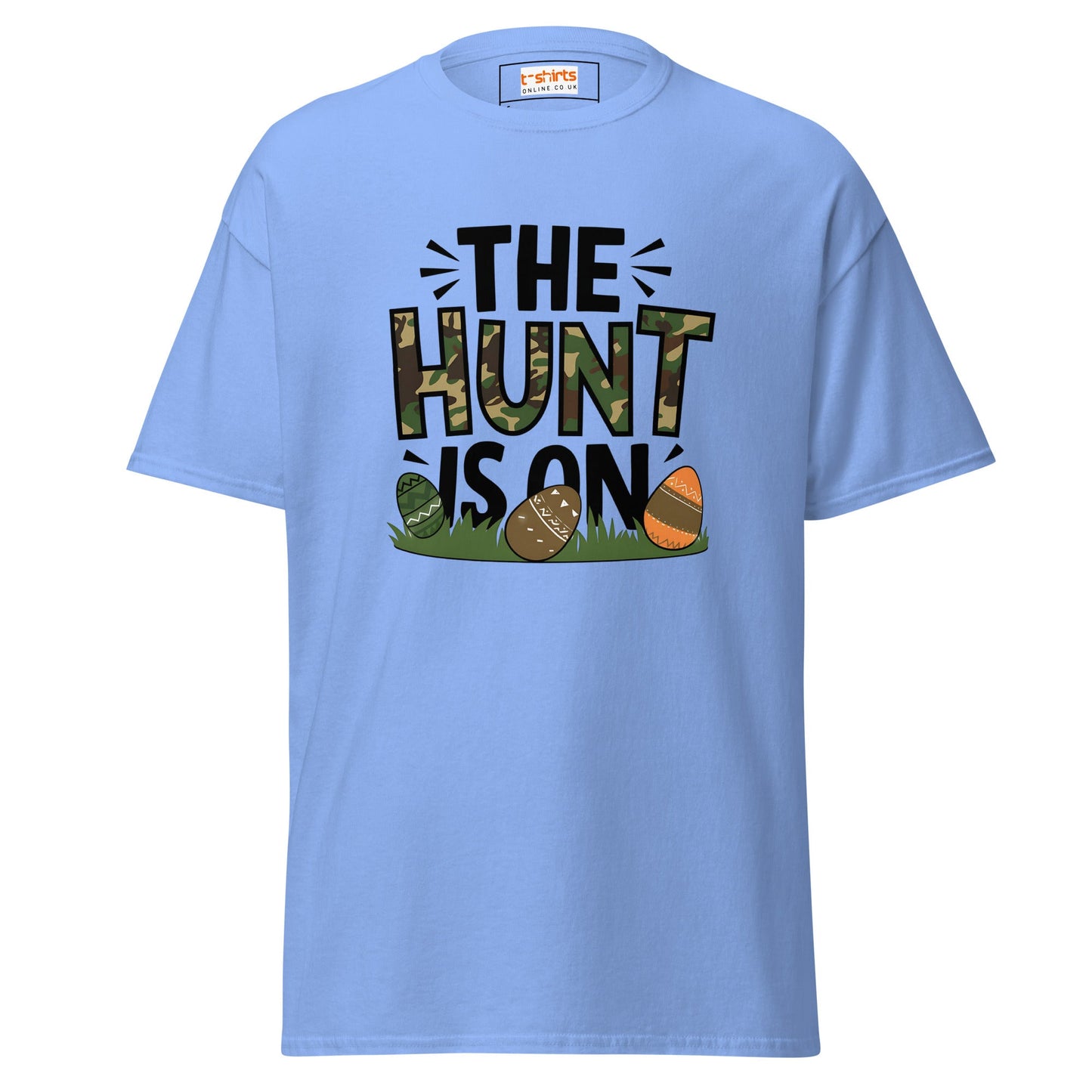 The Hunt is On | Easter T-Shirt - Carolina Blue - T-Shirts Online