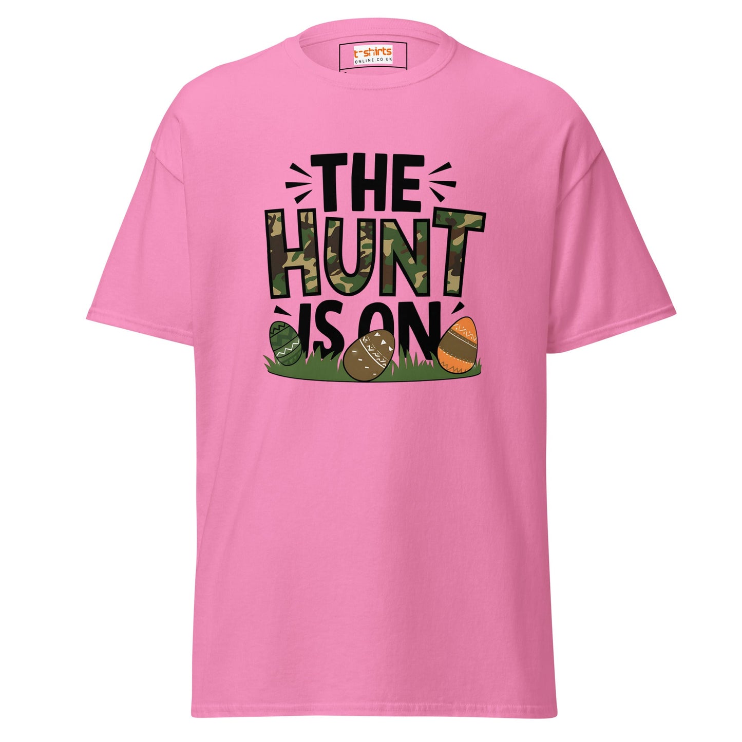 The Hunt is On | Easter T-Shirt - Azalea - T-Shirts Online