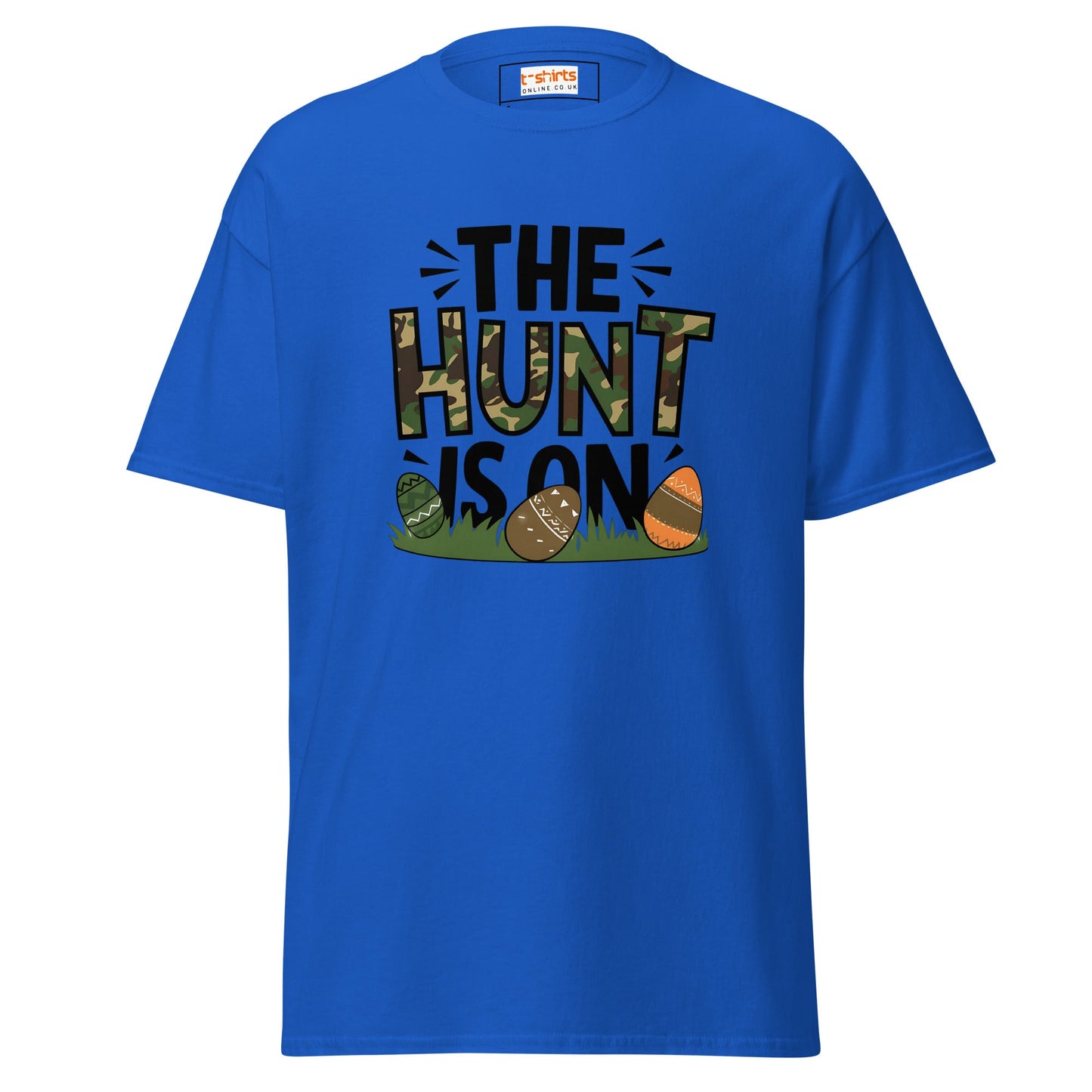 The Hunt is On | Easter T-Shirt - Royal - T-Shirts Online