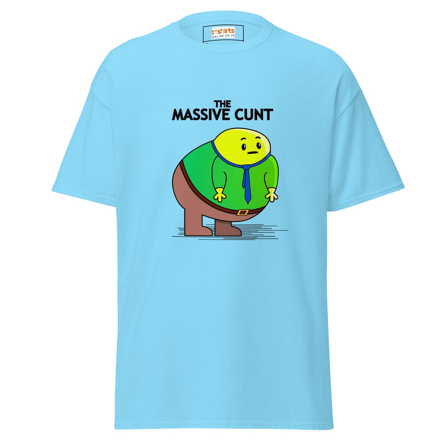 The Massive C#nt | Mr Men Inspired T-Shirt - Sky - T-Shirts Online