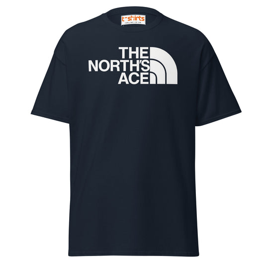 The North’s Ace Funny Parody Logo T-Shirt - Navy - T-Shirts Online