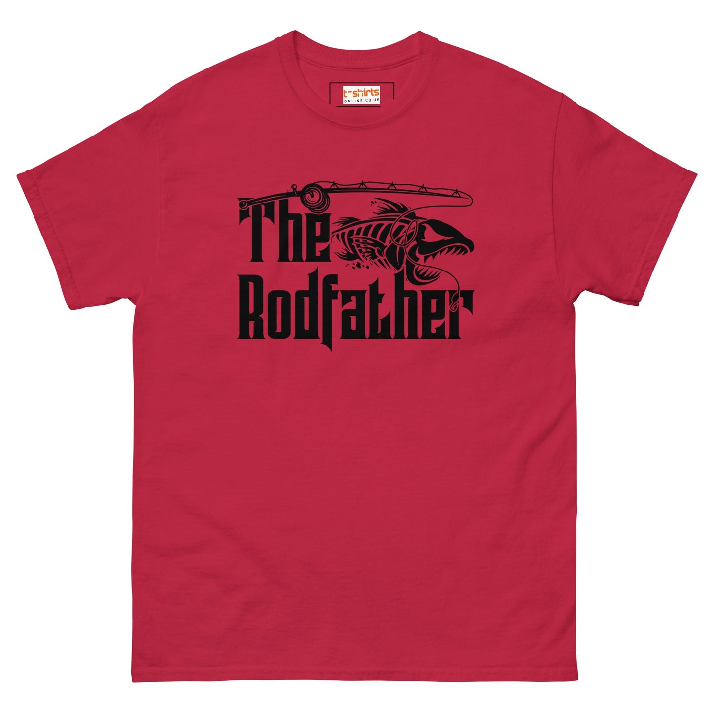 The Rodfather | Men's Fishing T-Shirt - Cardinal - T-Shirts Online
