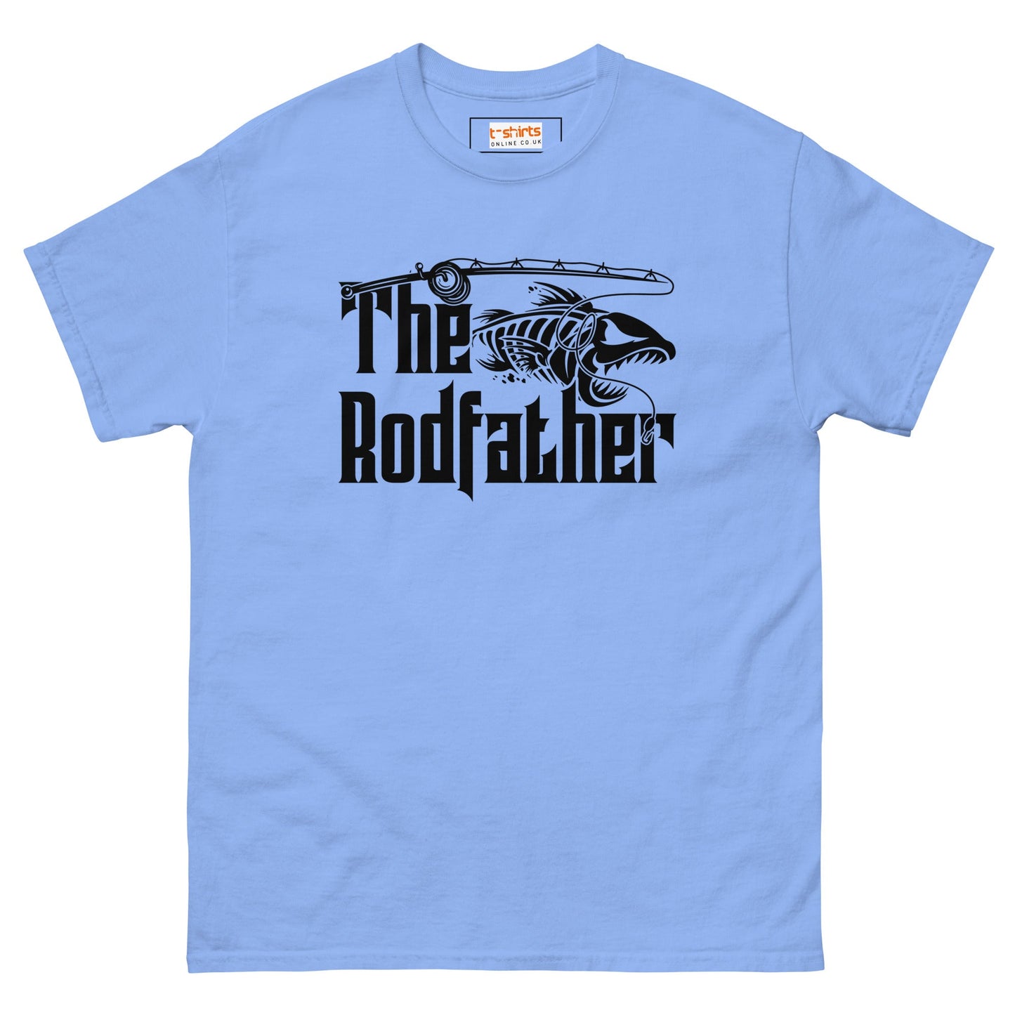 The Rodfather | Men's Fishing T-Shirt - Carolina Blue - T-Shirts Online