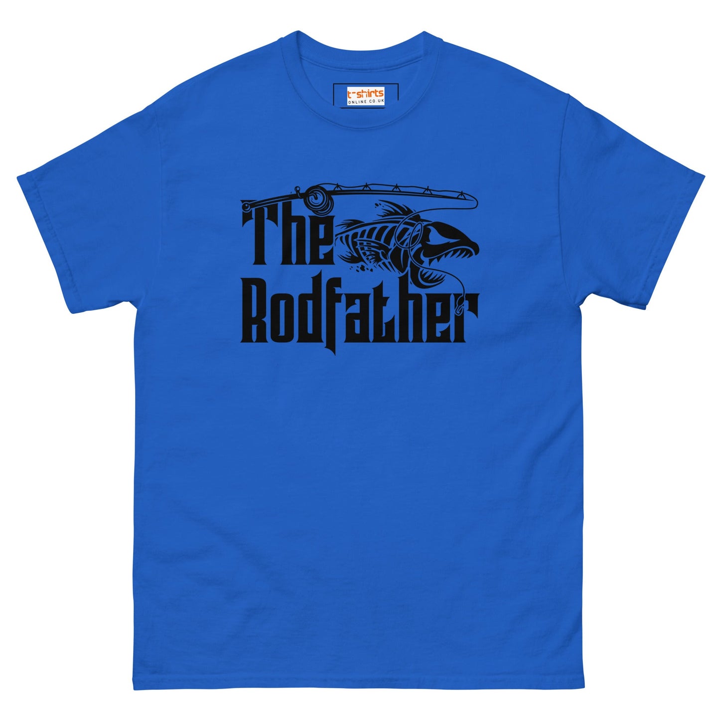 The Rodfather | Men's Fishing T-Shirt - Royal - T-Shirts Online