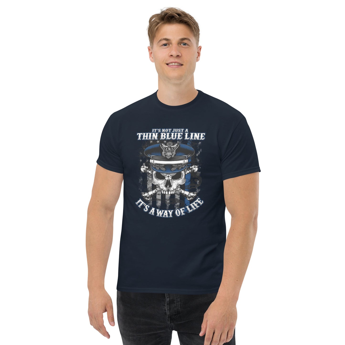 Thin Blue Line | Police T-Shirt - T-Shirts Online
