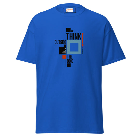 Think Outside the Box | Inspired T-Shirt - Royal - T-Shirts Online