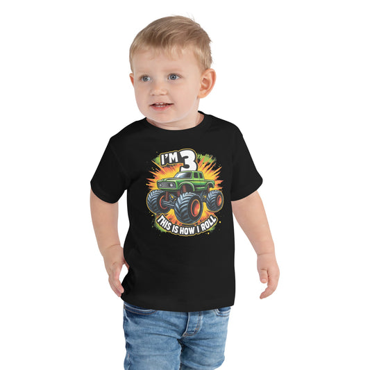 This is How I Roll | Toddler T-Shirt - Black - T-Shirts Online