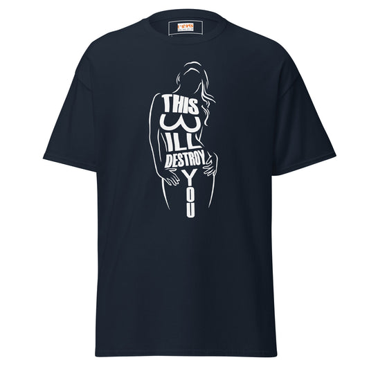 This Will Destroy You | 18+ T-Shirt - Navy - T-Shirts Online
