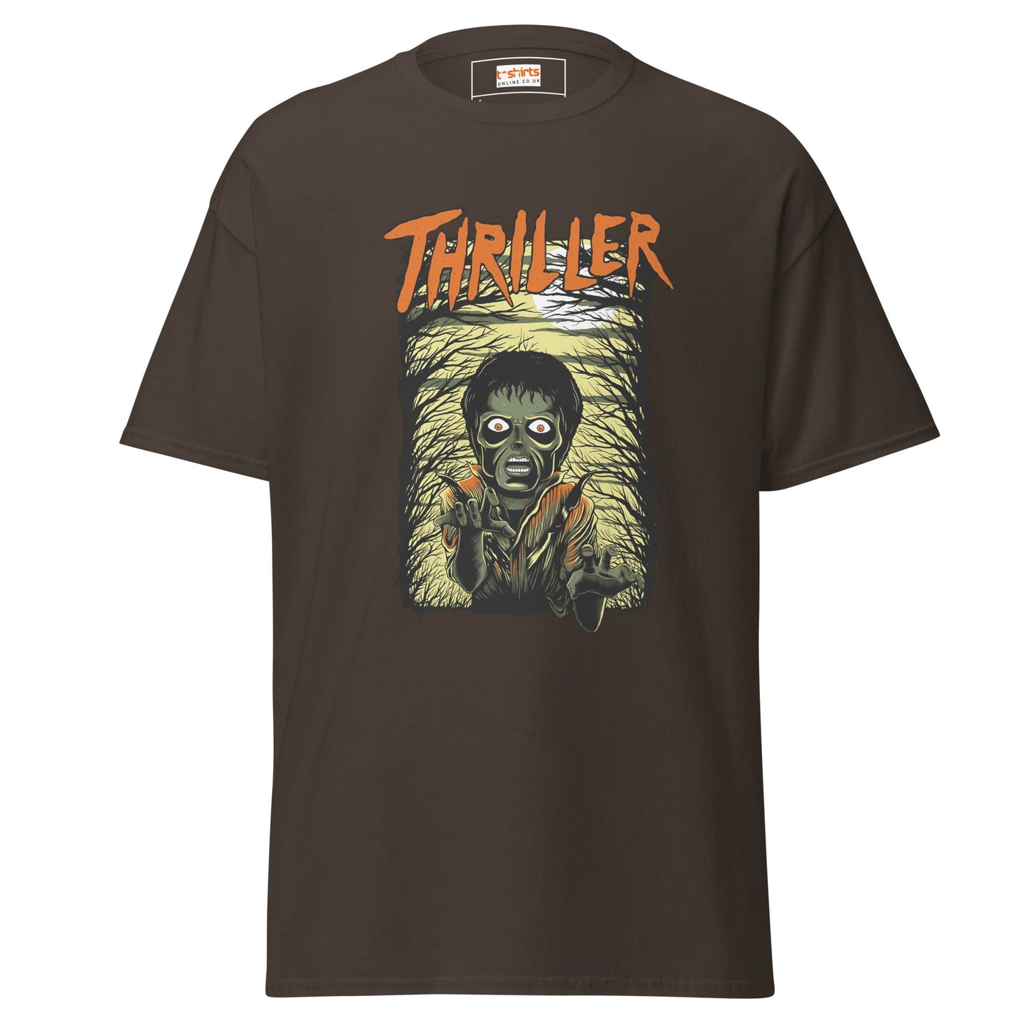 Thriller Inspired T-Shirt | Music T-Shirt - Dark Chocolate - T-Shirts Online