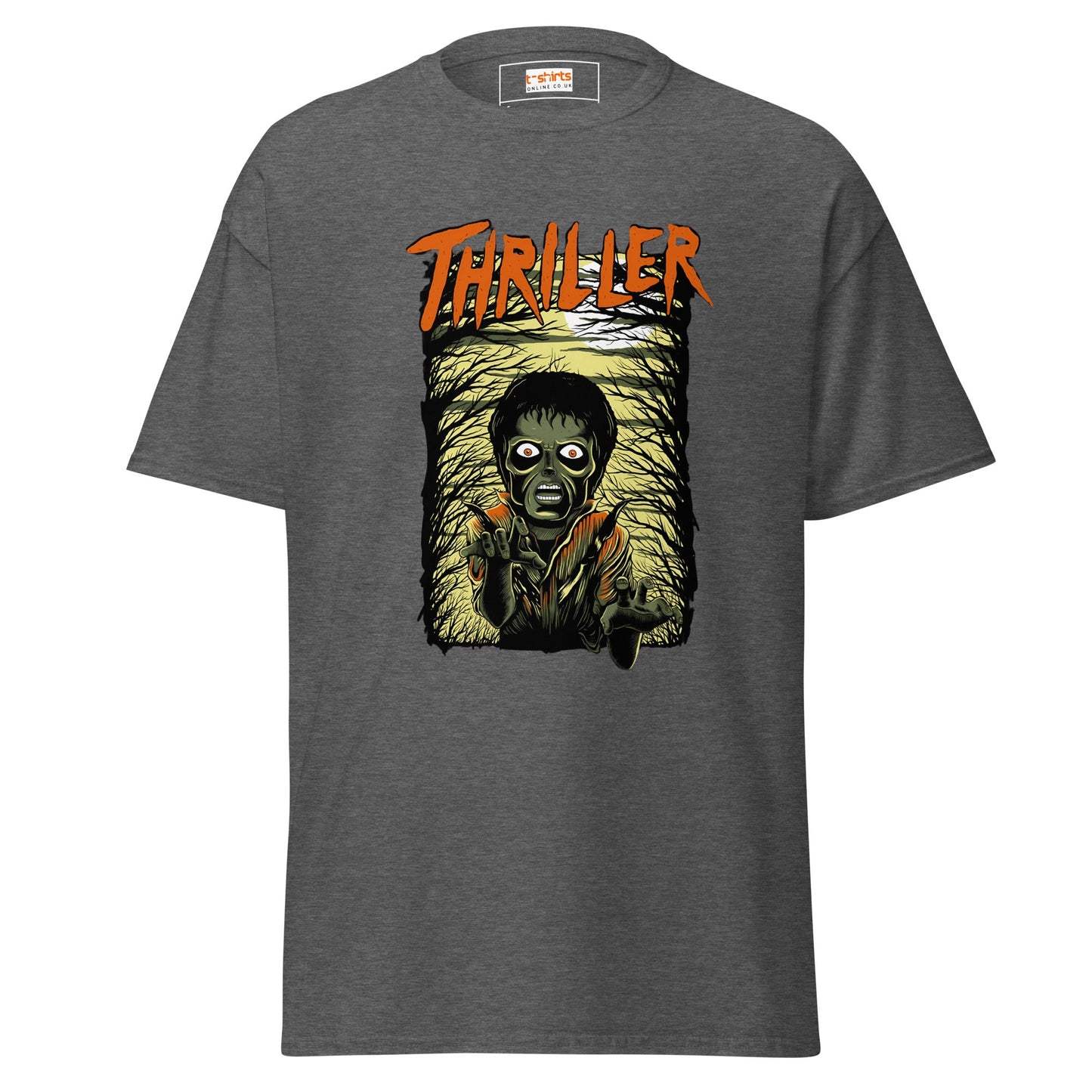 Thriller Inspired T-Shirt | Music T-Shirt - Dark Heather - T-Shirts Online