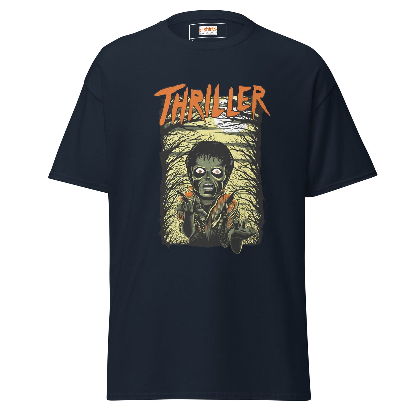 Thriller Inspired T-Shirt | Music T-Shirt - Navy - T-Shirts Online