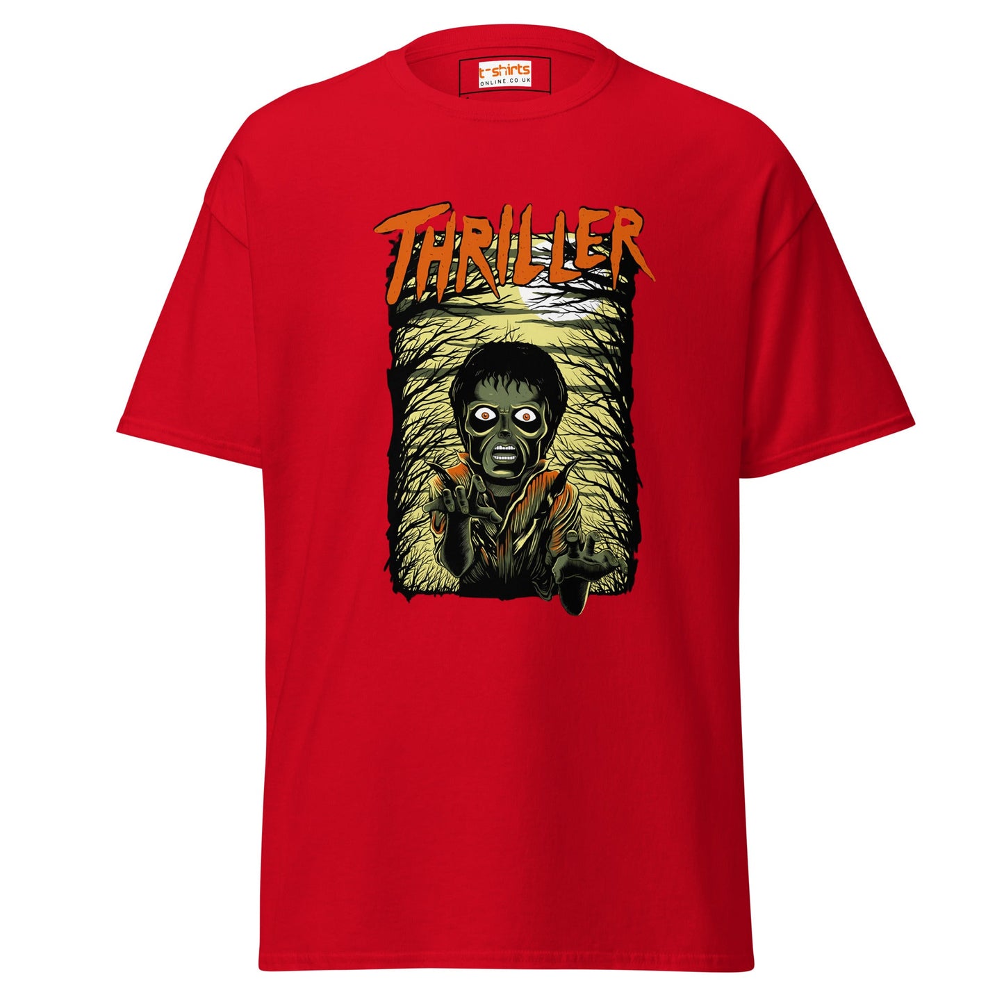 Thriller Inspired T-Shirt | Music T-Shirt - Red - T-Shirts Online