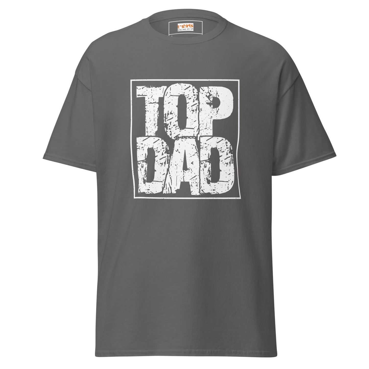 Top Dad | Father's Day T-Shirt - Charcoal - T-Shirts Online