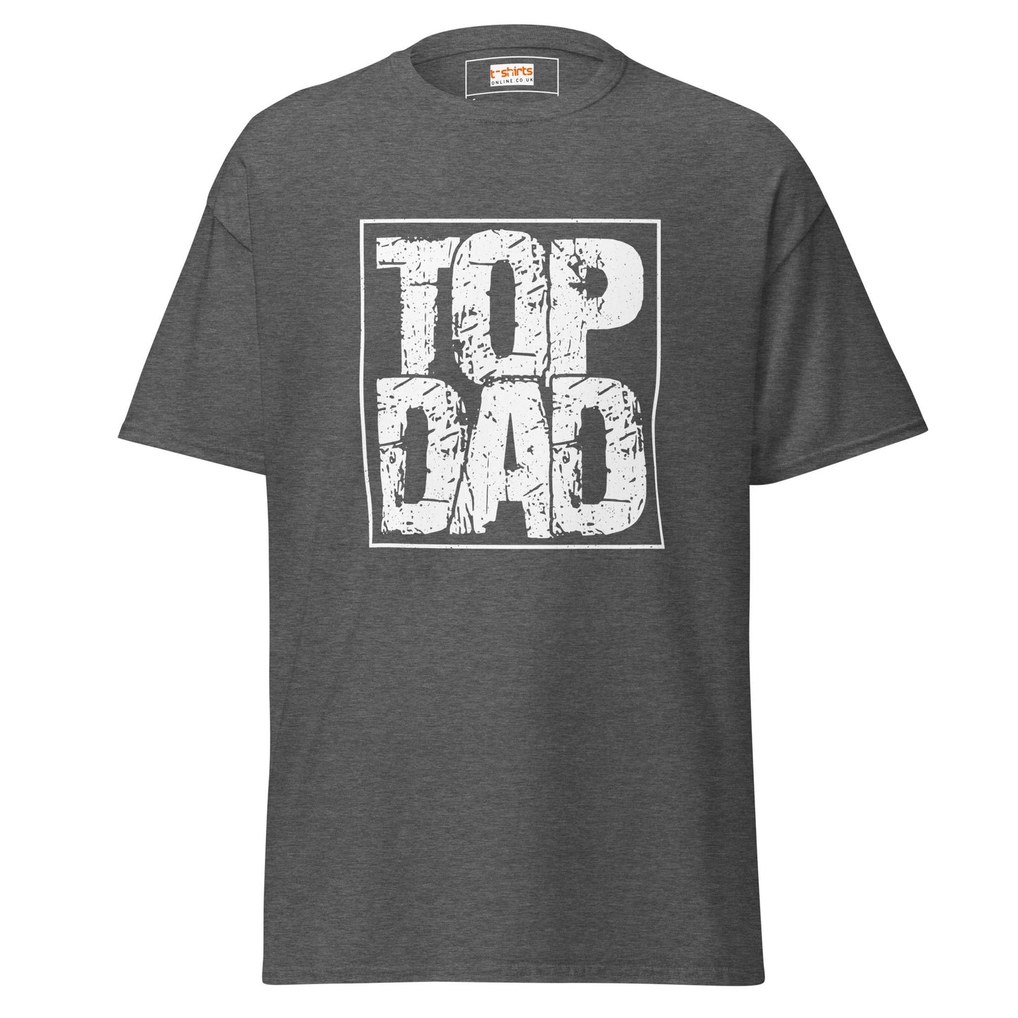 Top Dad | Father's Day T-Shirt - Dark Heather - T-Shirts Online