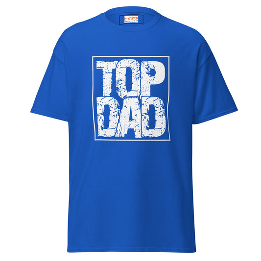 Top Dad | Father's Day T-Shirt - Royal - T-Shirts Online