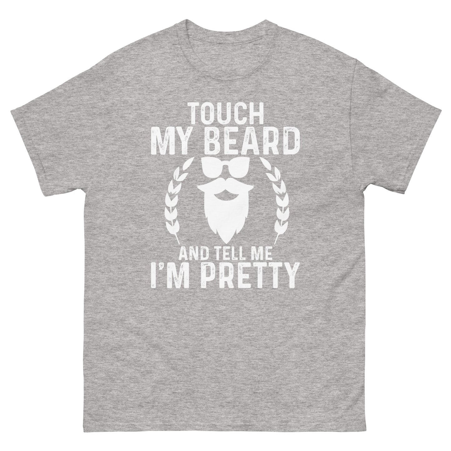 Touch My Beard | Men's classic t-shirt - Sport Grey - T-Shirts Online