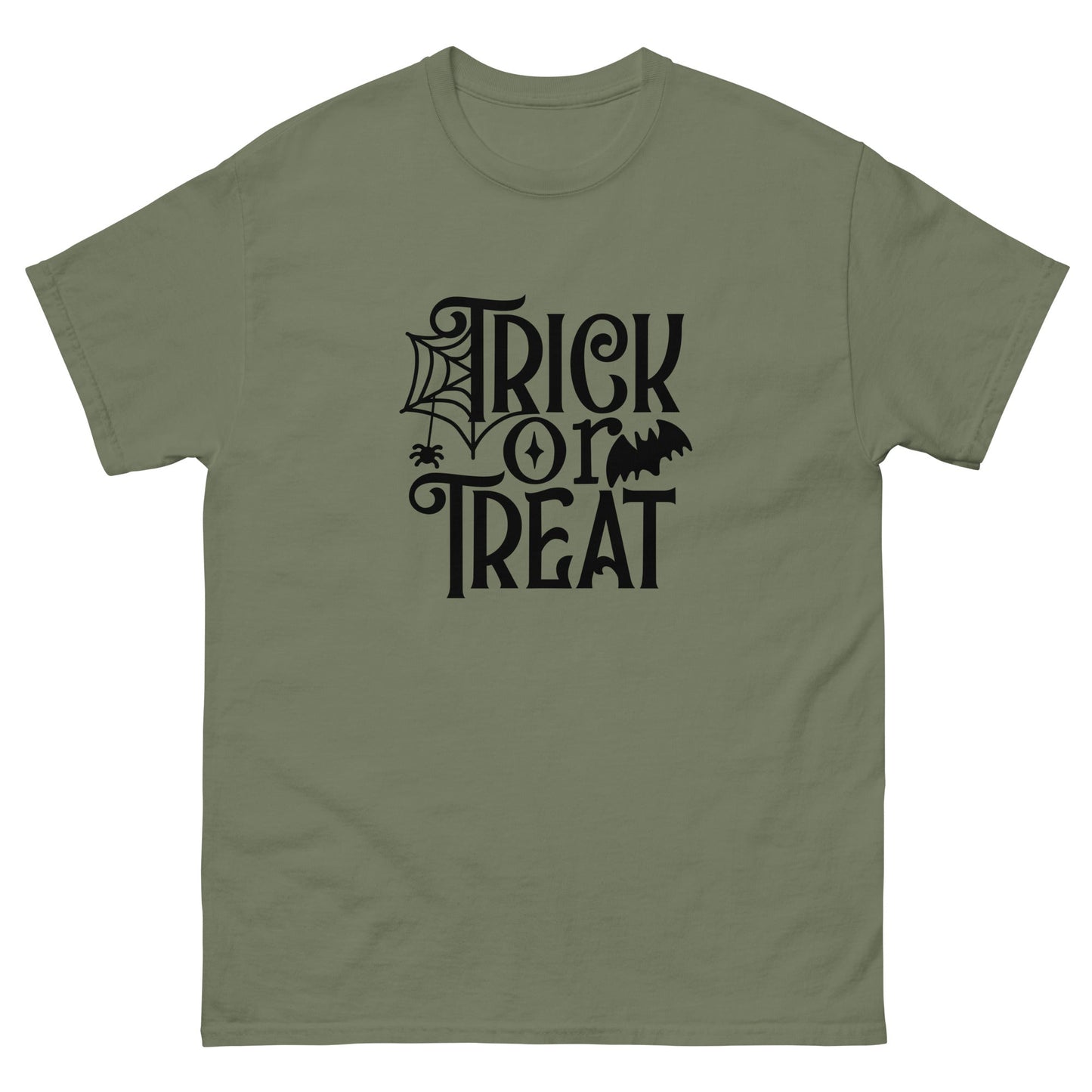 Trick or Treat | Halloween T-Shirt - Military Green - T-Shirts Online