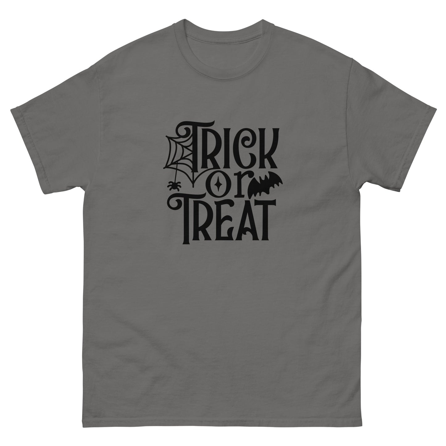 Trick or Treat | Halloween T-Shirt - Charcoal - T-Shirts Online