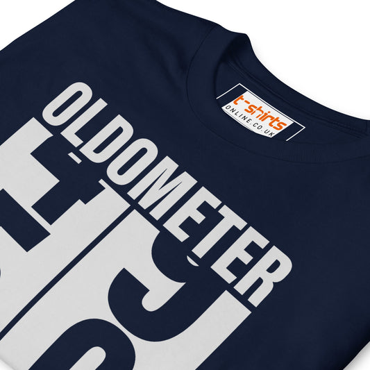 Turning 50 T-Shirt | Oldometer Birthday Tee - Black - T-Shirts Online