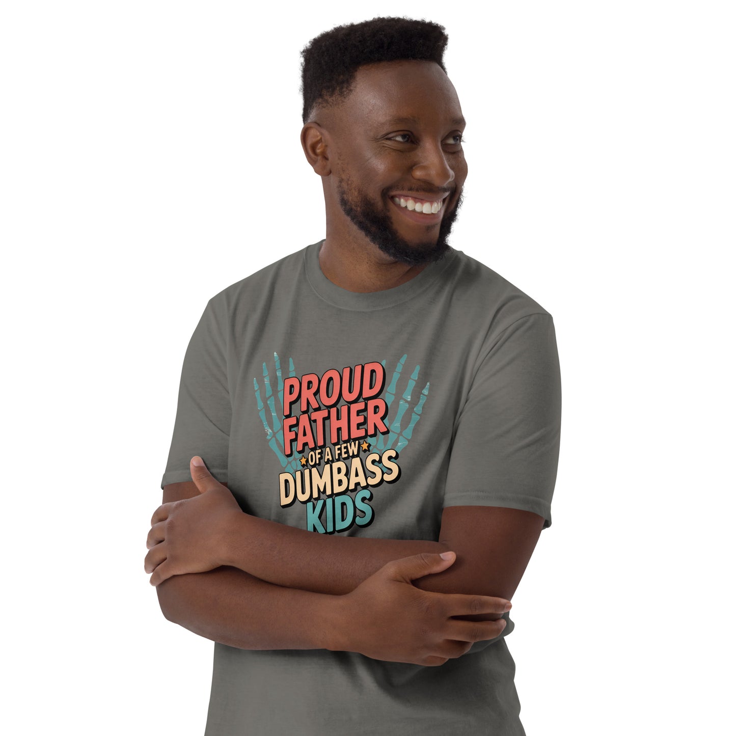 Proud Father of D#mbass Kids T-Shirt - Color - T-Shirts Online