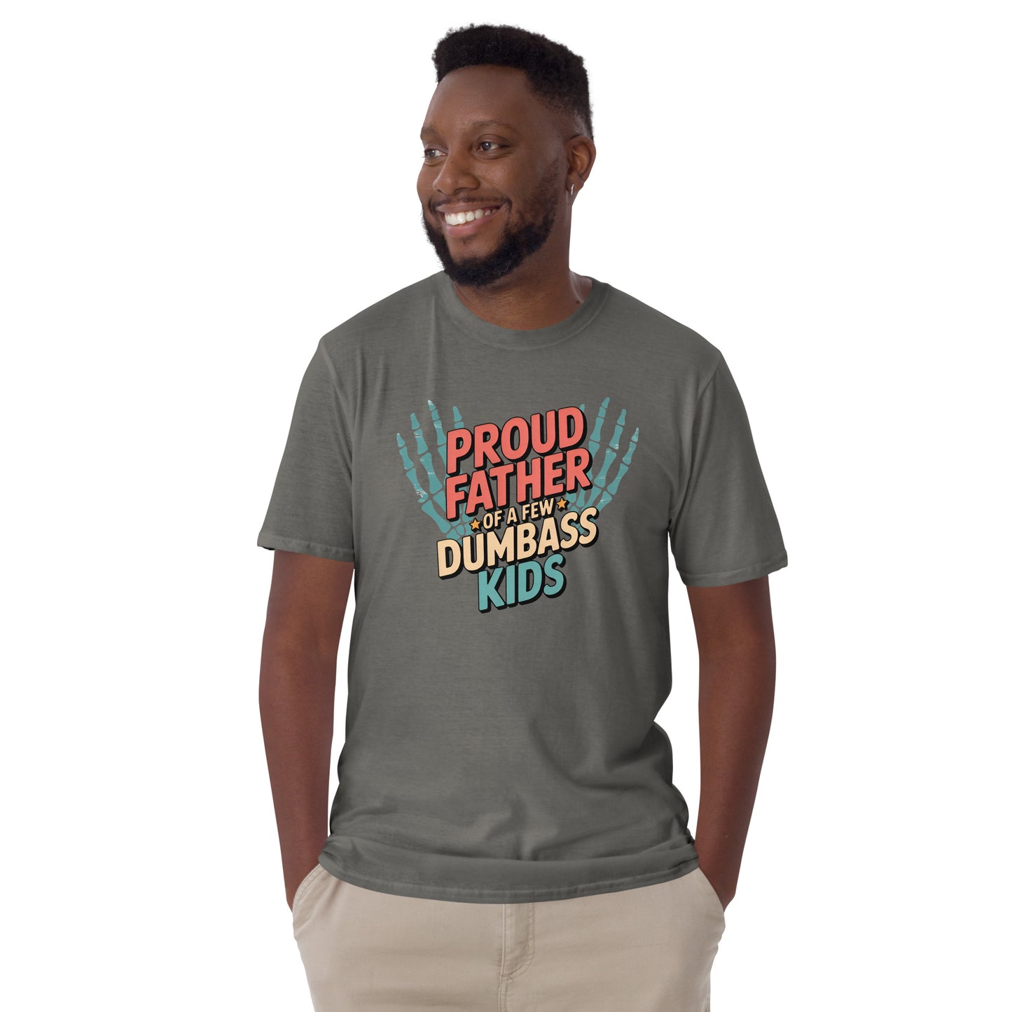 Proud Father of D#mbass Kids T-Shirt - Color - T-Shirts Online