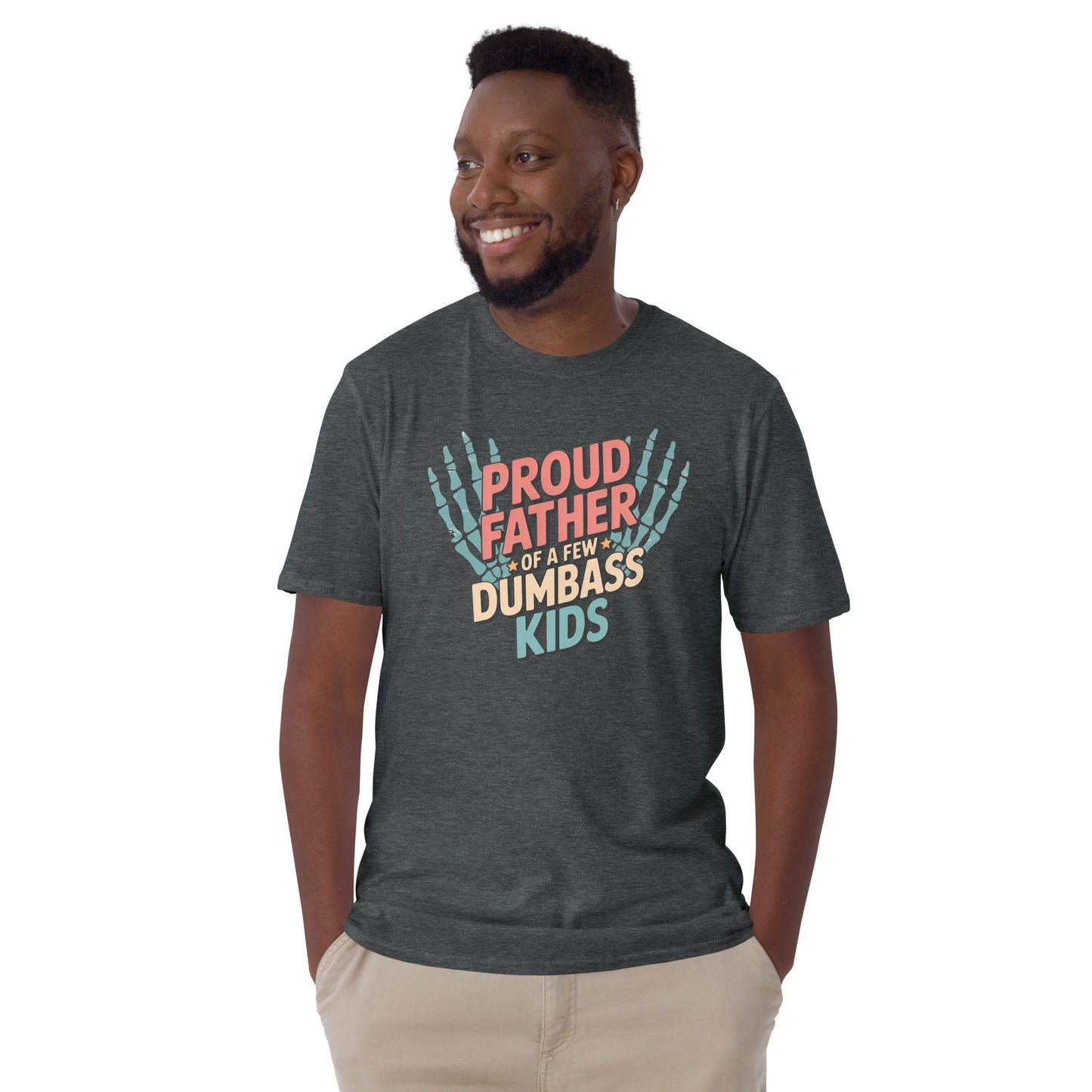 Proud Father of D#mbass Kids T-Shirt - Color - T-Shirts Online
