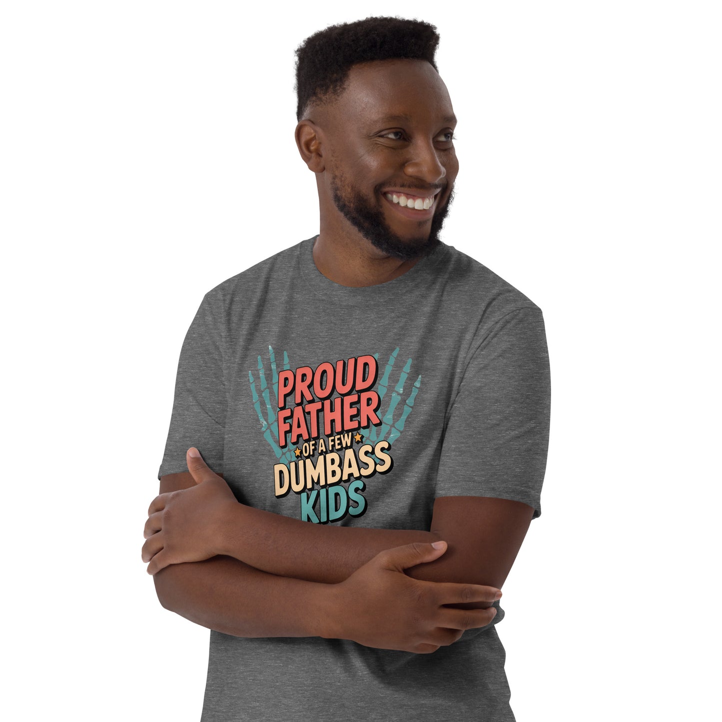 Proud Father of D#mbass Kids T-Shirt - Color - T-Shirts Online