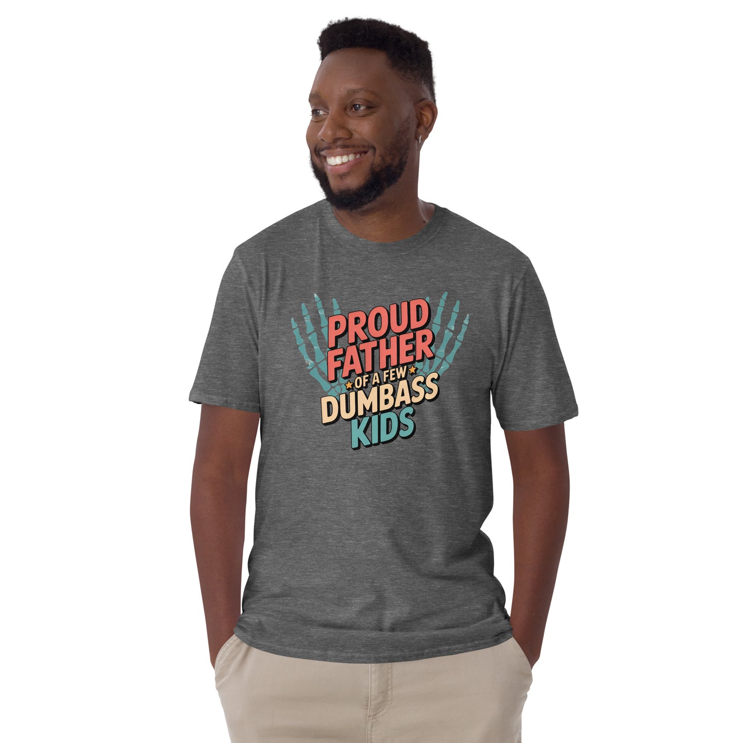 Proud Father of D#mbass Kids T-Shirt - Color - T-Shirts Online