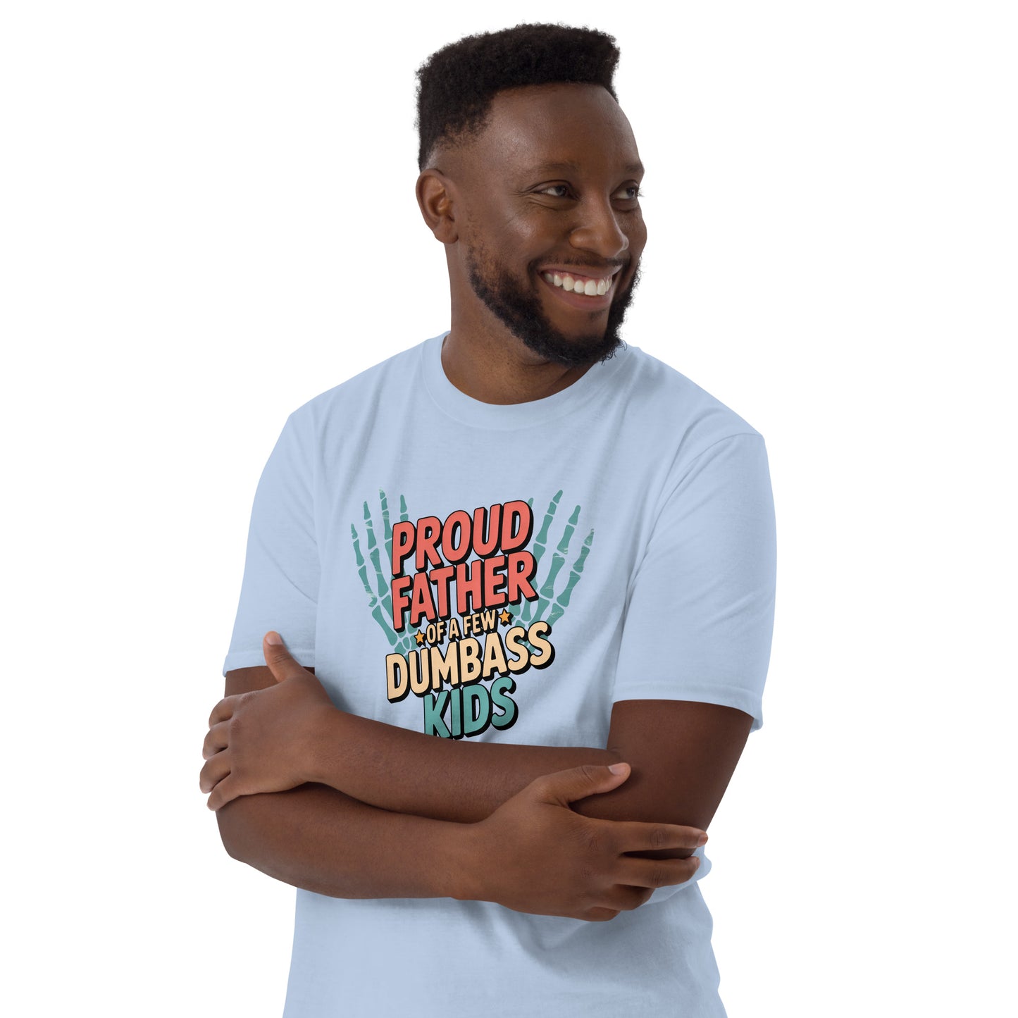 Proud Father of D#mbass Kids T-Shirt - Color - T-Shirts Online
