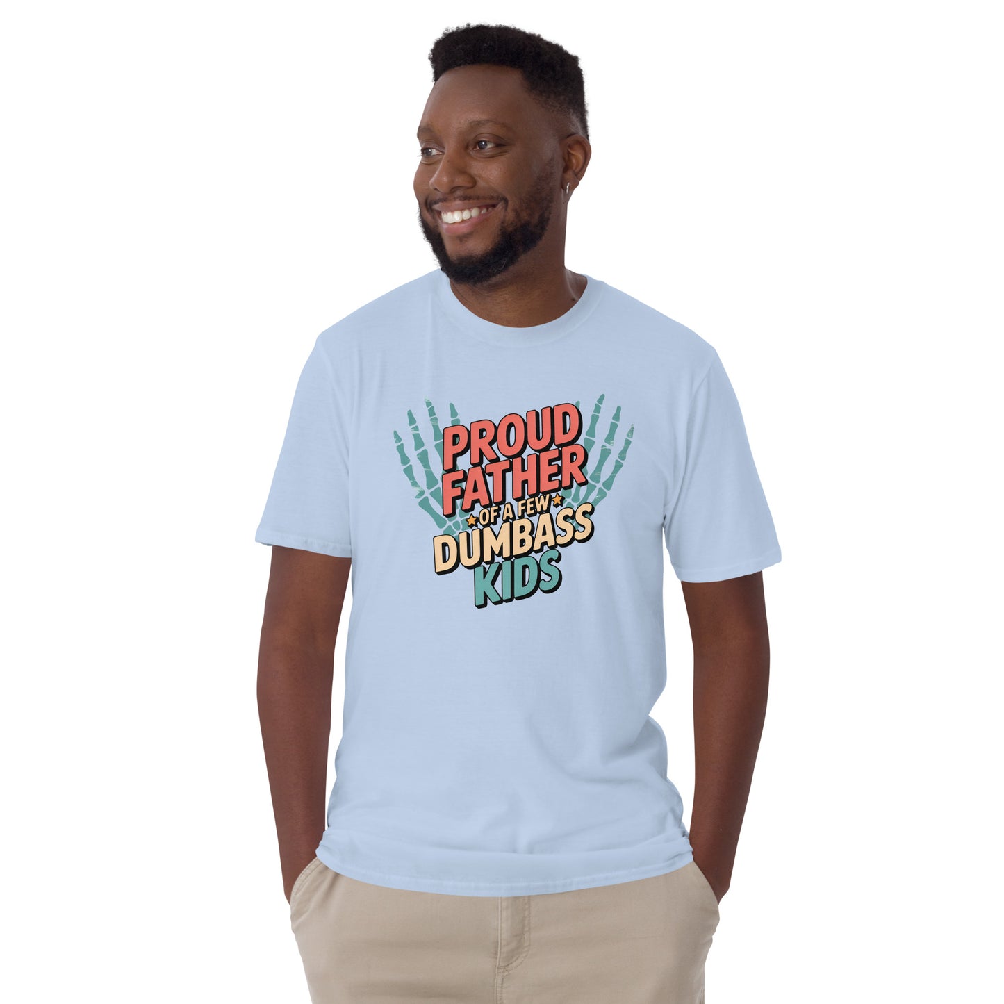 Proud Father of D#mbass Kids T-Shirt - Color - T-Shirts Online