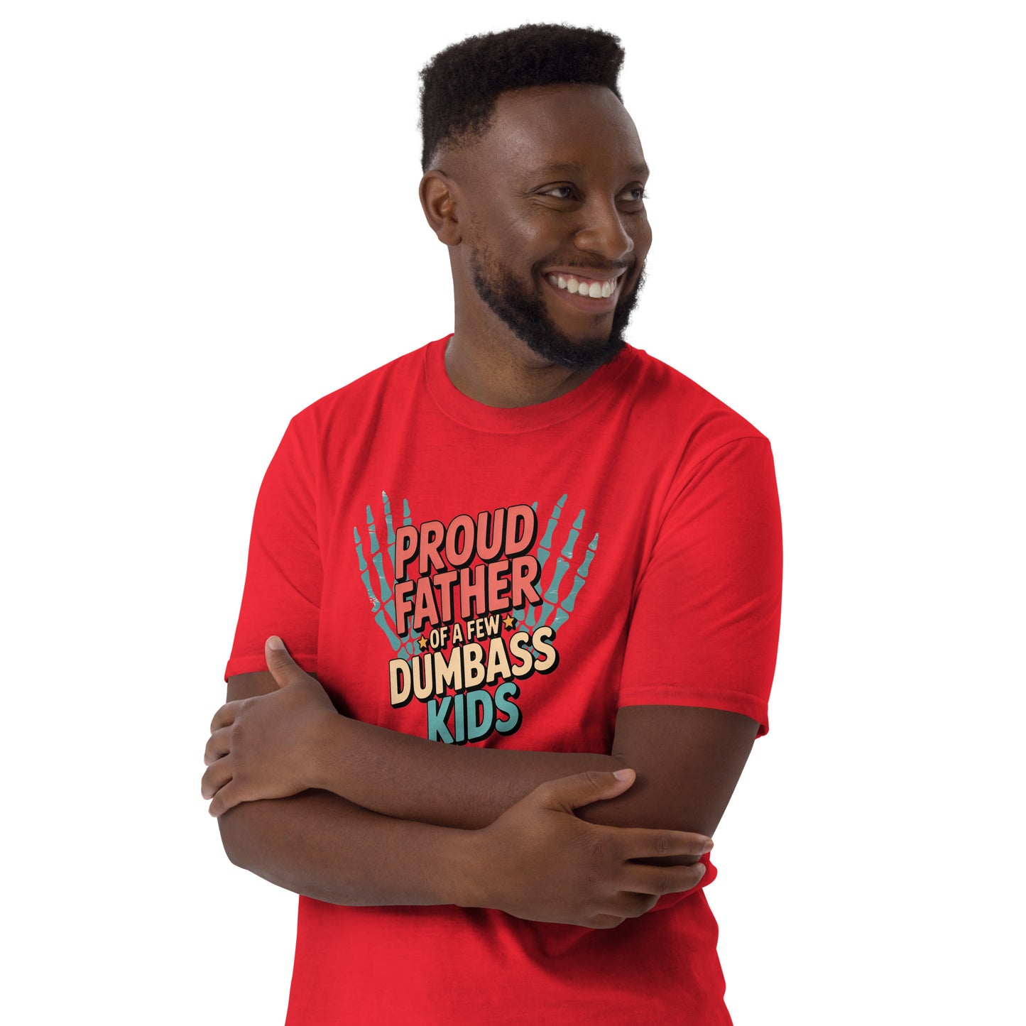 Proud Father of D#mbass Kids T-Shirt - Color - T-Shirts Online