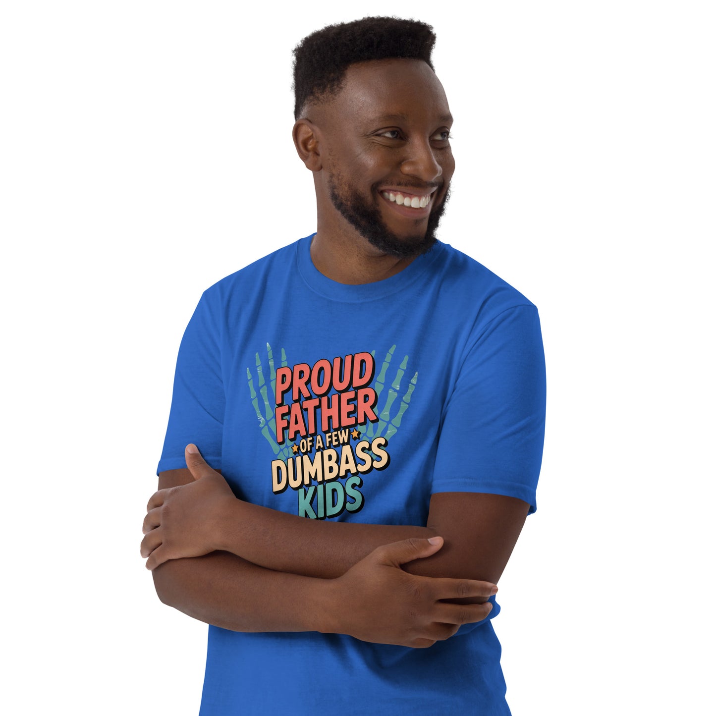 Proud Father of D#mbass Kids T-Shirt - Color - T-Shirts Online