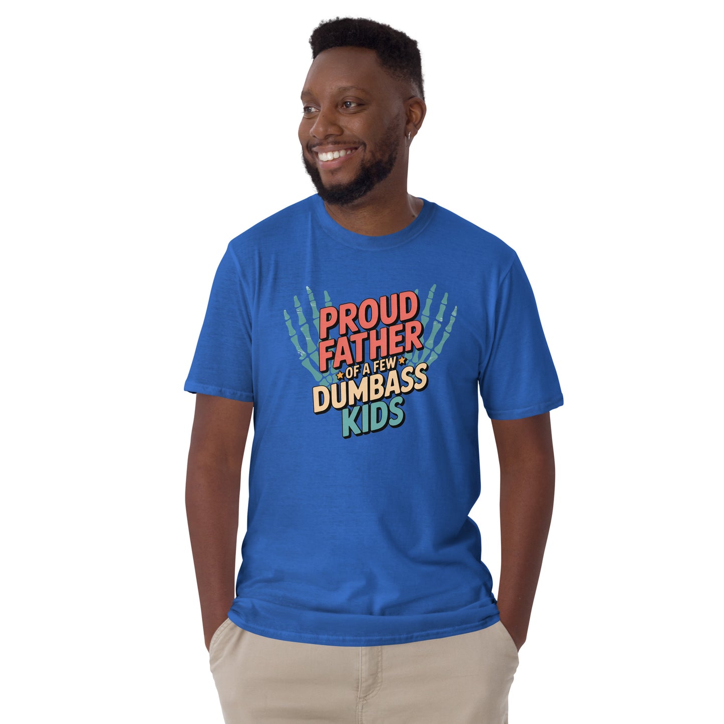 Proud Father of D#mbass Kids T-Shirt - Color - T-Shirts Online