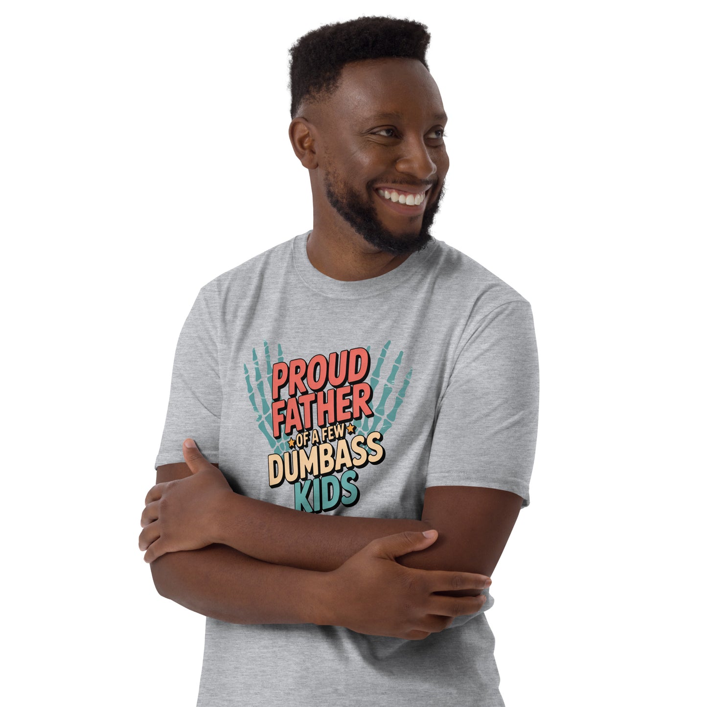 Proud Father of D#mbass Kids T-Shirt - Color - T-Shirts Online