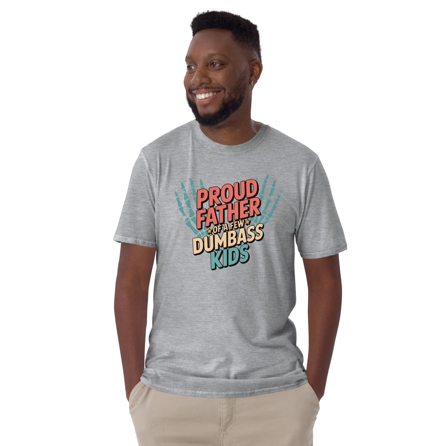 Proud Father of D#mbass Kids T-Shirt - Color - T-Shirts Online