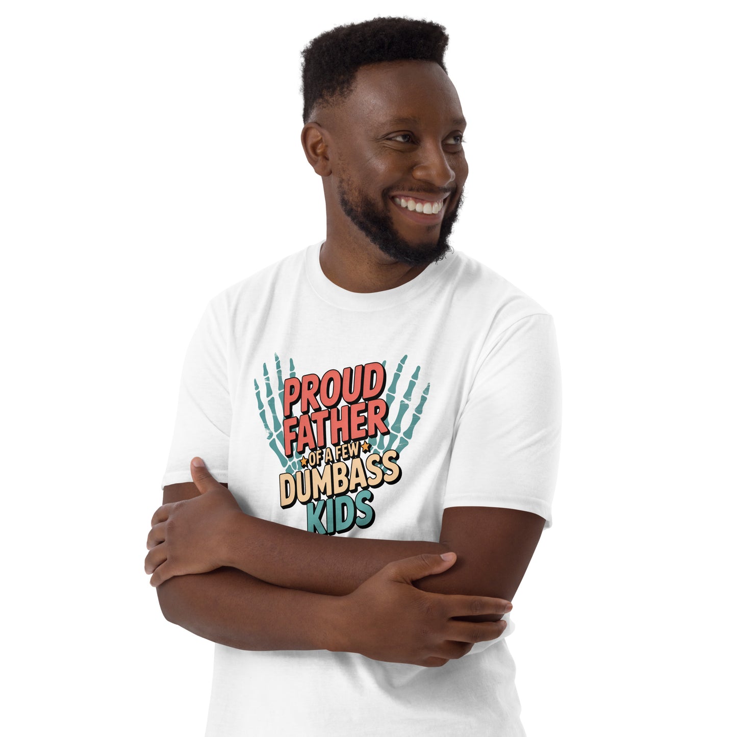 Proud Father of Dmbass Kids T-Shirt - white - T-Shirts Online