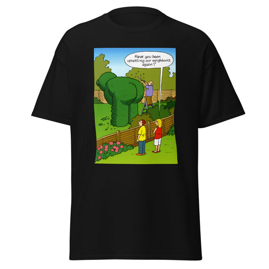 Upsetting Neighbour | Meme T-Shirt - Black - T-Shirts Online